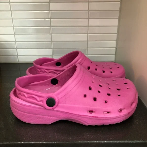 Pink youth summer clogs - Picture 5 of 9